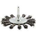 Knotted Carbon Wheel Brush H59264