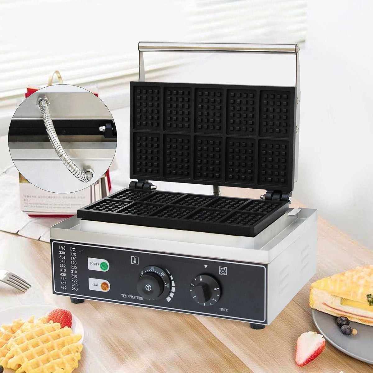 110V Mini Nonstick Electric Waffle Maker P97567
