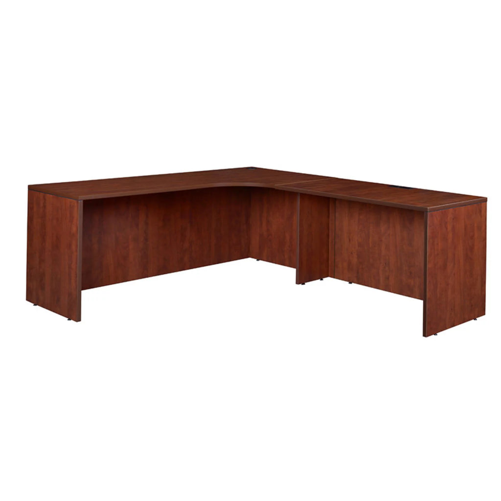 71 in. Mahogany Corner Credenza Shell with Return Shell F1998