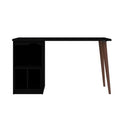 Black Home Office Desk with 3 Cubby Spaces S270