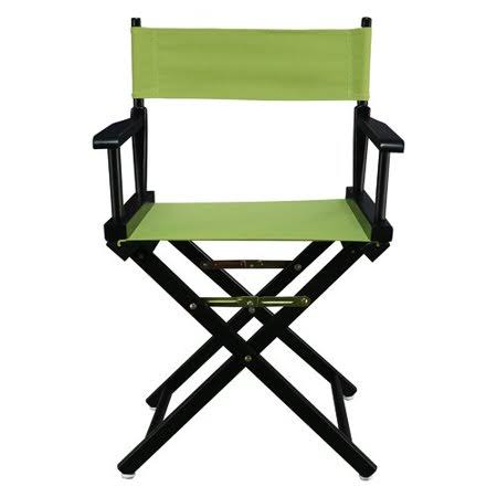 Folding Director Chair Lime Green Black W214
