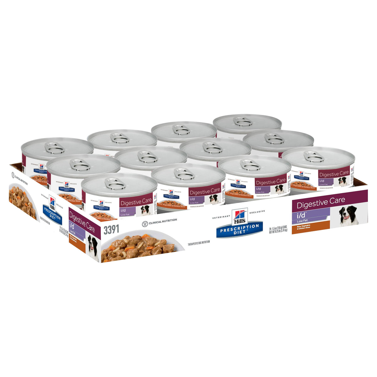 Low Fat Rice Vegetable Chicken Stew Dog Food 24 pack 5.5 oz O32214