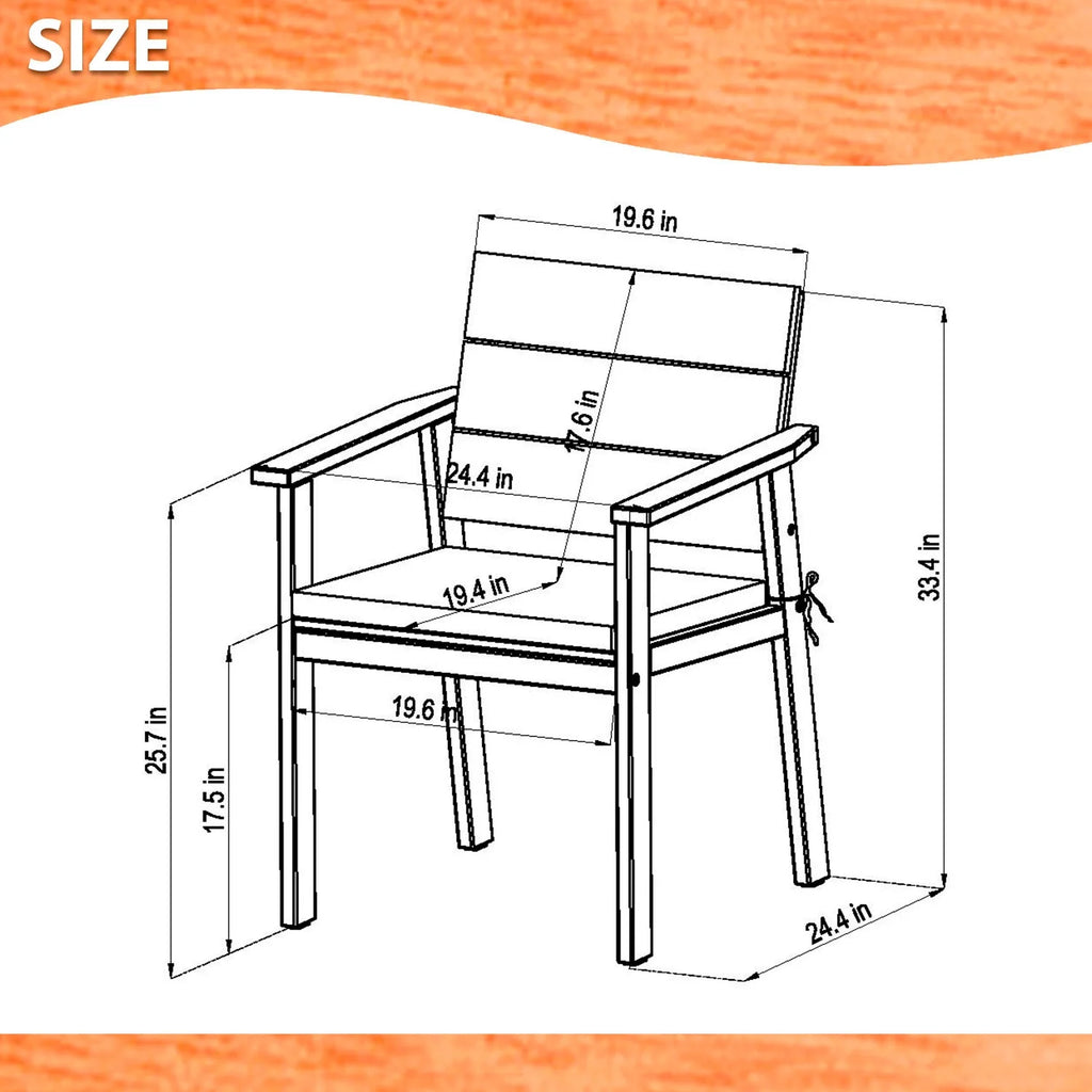 9-Piece Square Solid Wood Patio Dining Set G51767