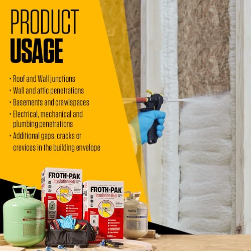 Spray Foam Insulation, 30 ft Hose, Two Component, Closed Cell J219240