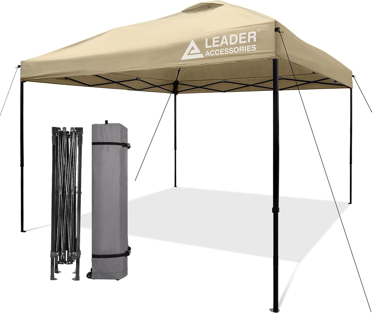10'x10' Pop-Up Canopy Tent with Wheeled Carry Bag, Blue O5371