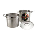 8 qt Stainless Steamer Pasta Cooker with Cover S77321