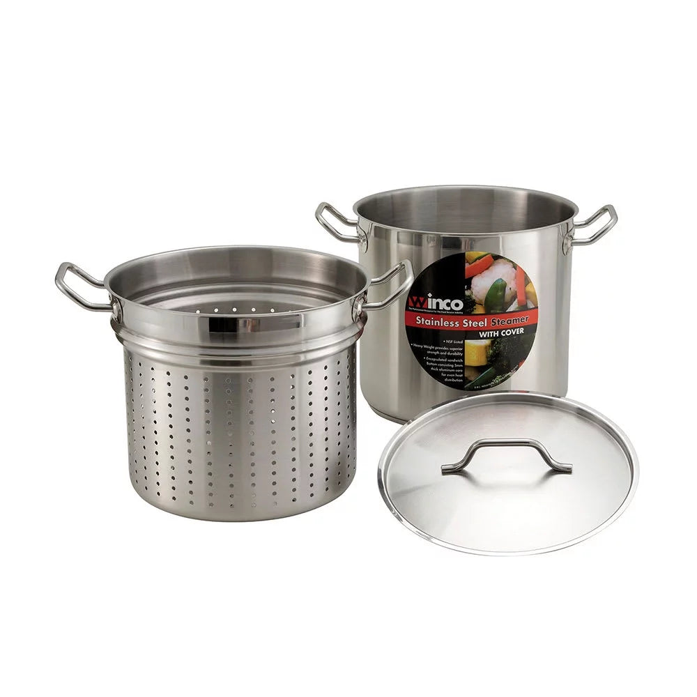 8 qt Stainless Steamer Pasta Cooker with Cover S77321