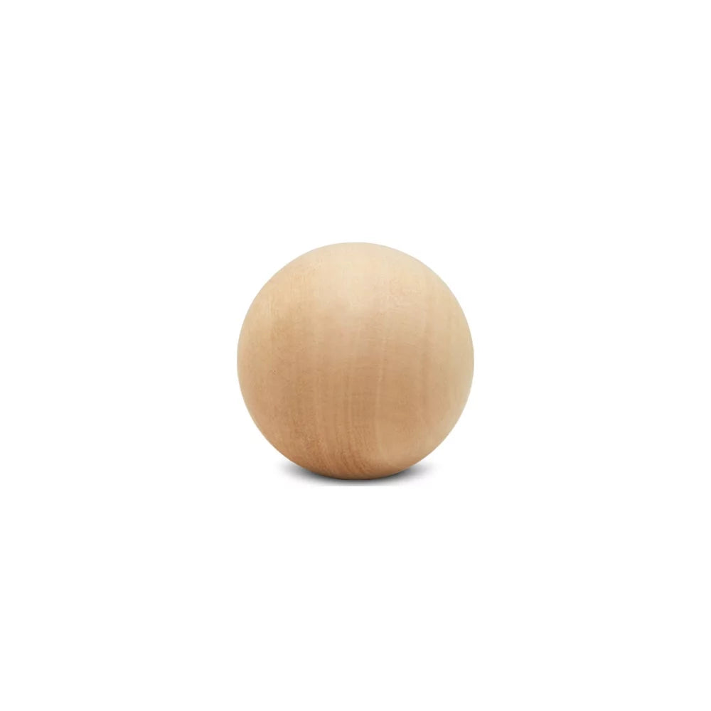 4 inch Unfinished Birch Wooden Balls, Bag of 25 J342