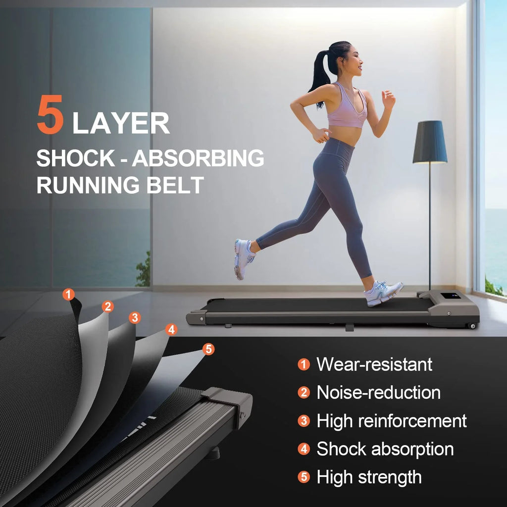 2.25 HP Portable Under-Desk Walking Treadmill V60413