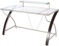 55"W Glass Computer Desk T57903