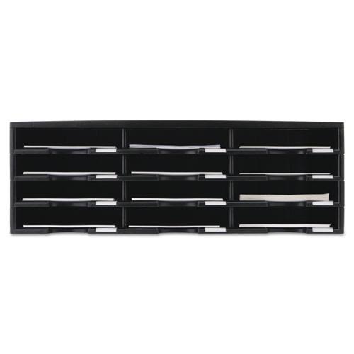 Literature Organizer 12 Section Black B51175
