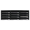 Literature Organizer 12 Section Black B51175