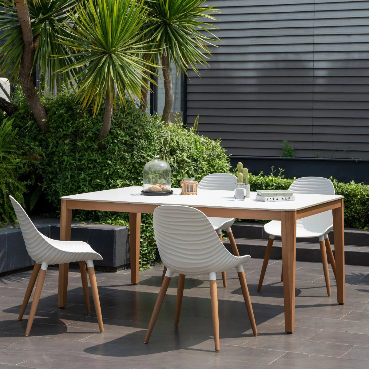 5 Piece FSC Certified Wood Patio Dining Set R953077