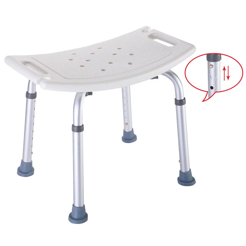 Adjustable Bath Shower Seat Chair Bench Stool R1082