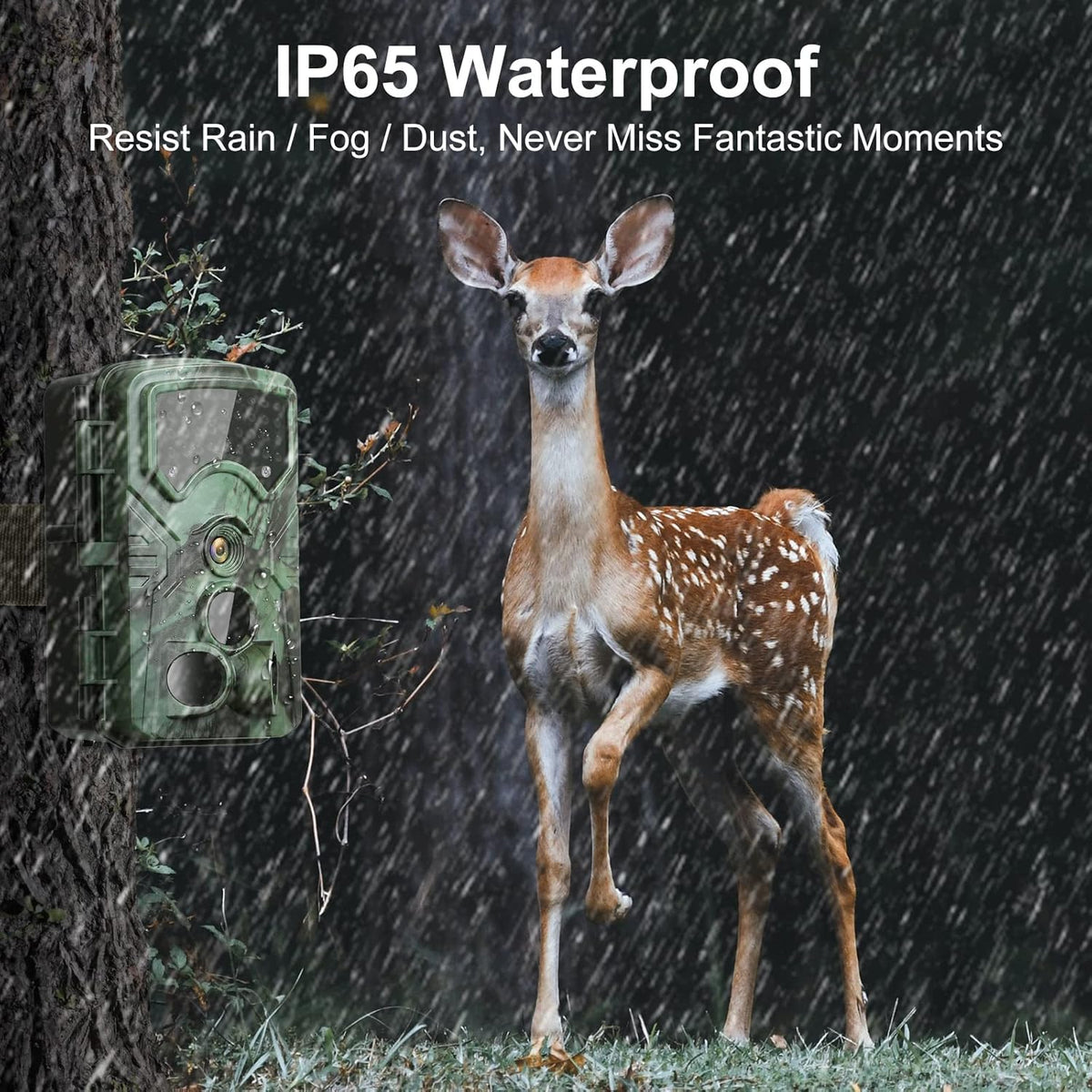 48MP 4K 3 Lens Infrared Night Vision Waterproof Trail Camera G968