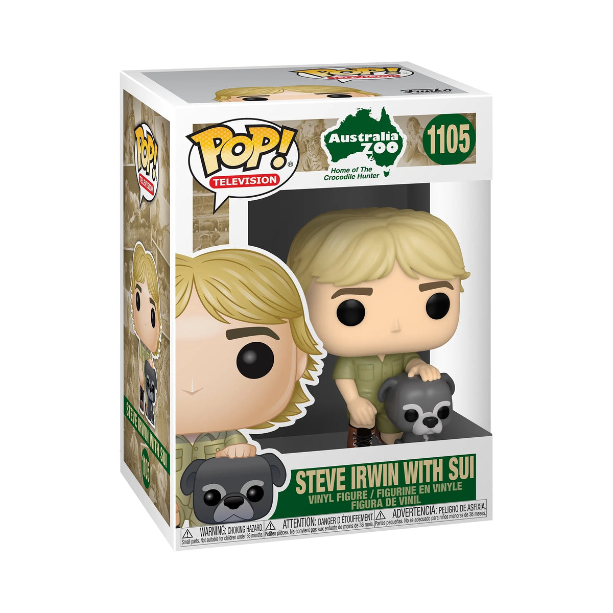 Steve Irwin with Sui Pop! Vinyl Figure Y5254