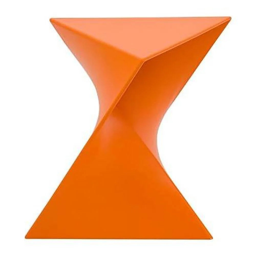 Orange Plastic Triangle End Table Set Of 2 M505086