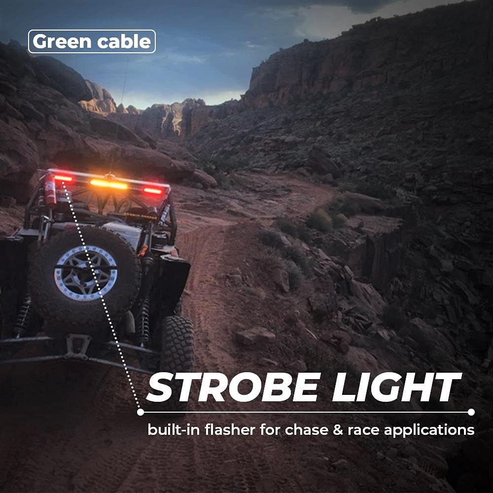 UTV Chase LED Tail Light Brake Light Bar with 5 Modes Pack of 2 L69013