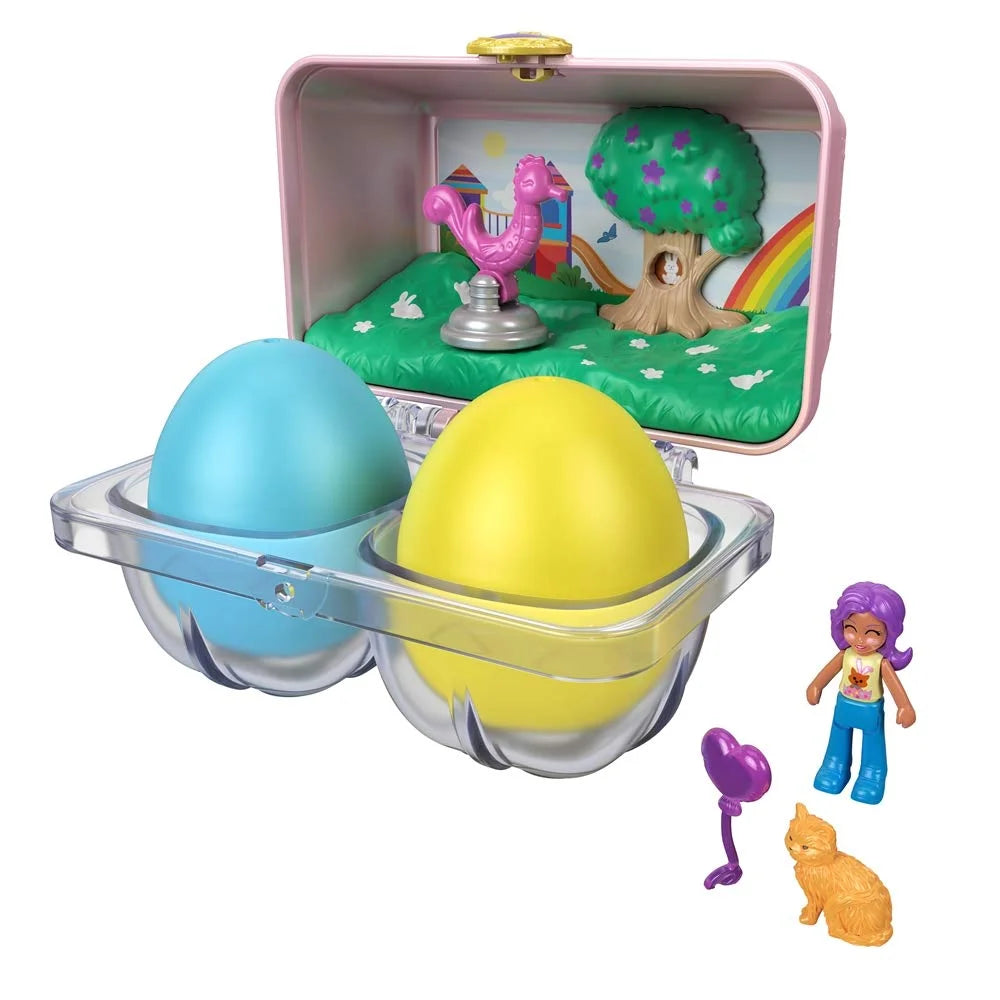 Pink Rainbow Playground Theme Mystery Surprise Egg Carton S356