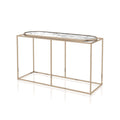 White Marble Sofa Table L493769
