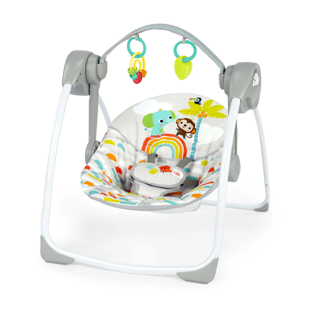 Portable Compact Baby Swing with Toys F691