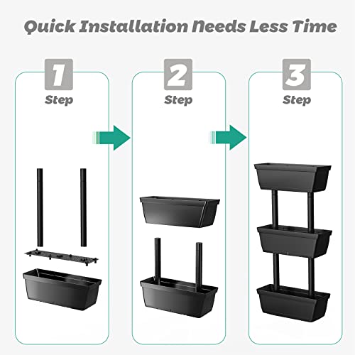 Gray 3-Tier Vertical Garden Planter C16895