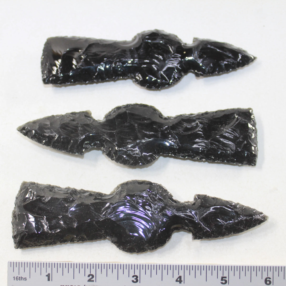 Obsidian Ornamental Tomahawk Heads Q34617