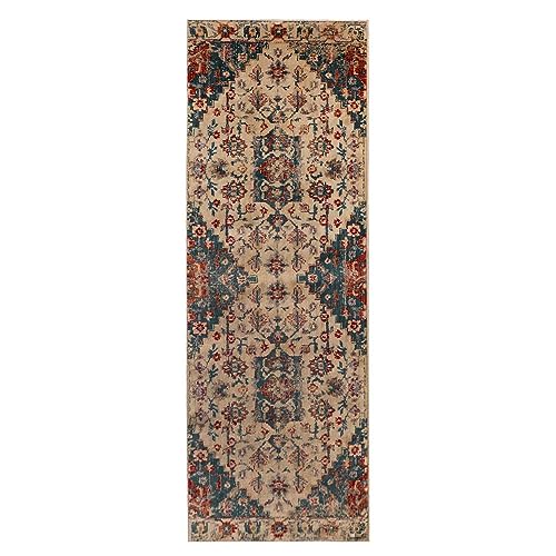 4ft x 6ft Multicolor Patchwork Area Rug E1652
