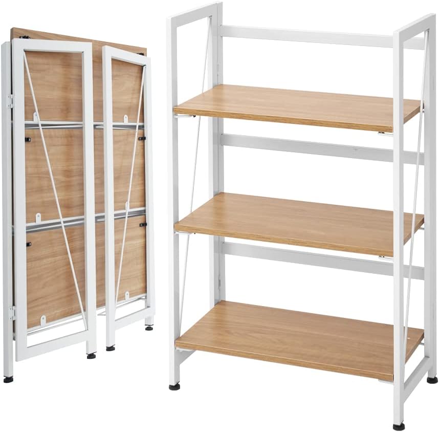 5-Tier Tall Bookcase in Rustic Brown N228