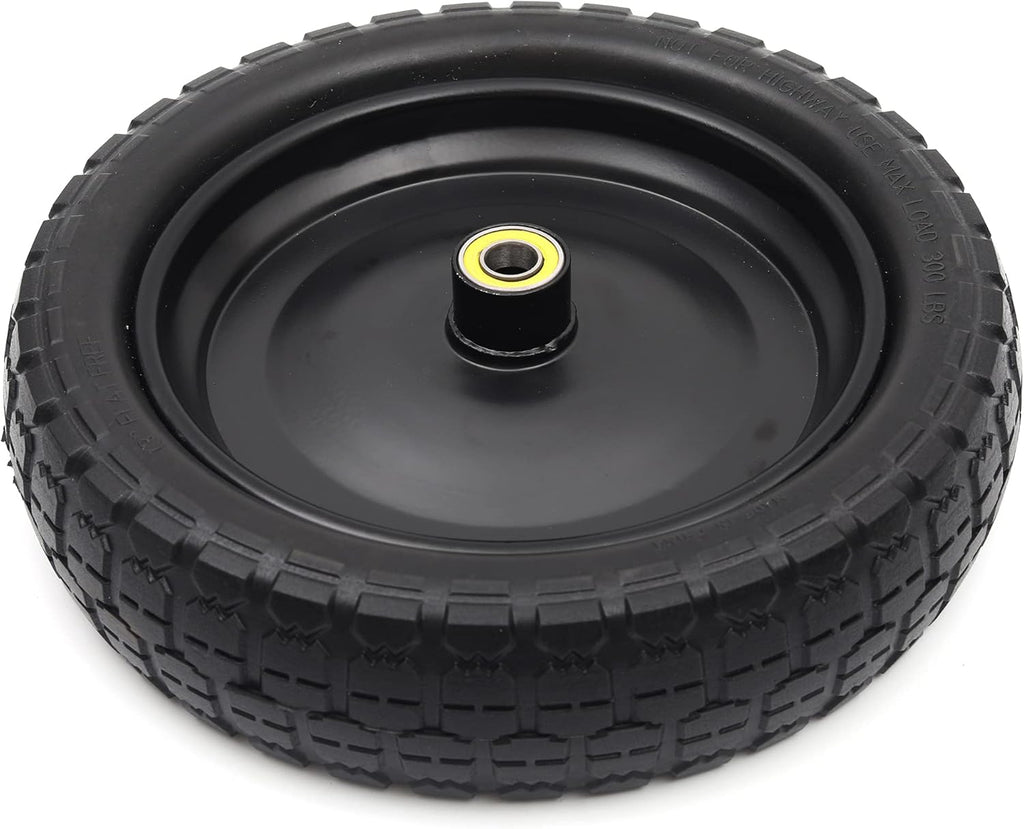 13'' Solid Polyurethane Flat-Free Tire and Wheel Assemblies P332102