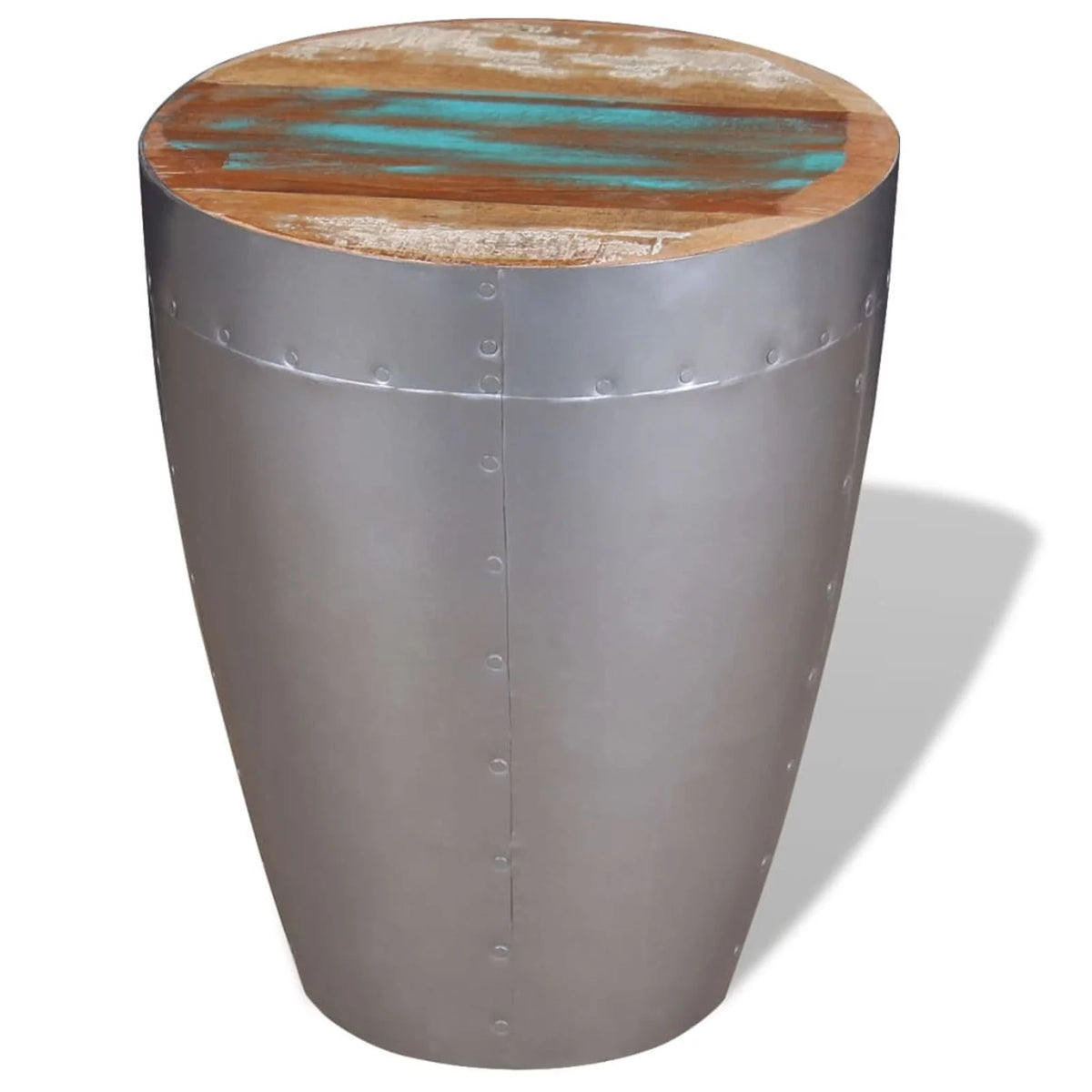 Aviator Stool Solid Reclaimed Wood E86157