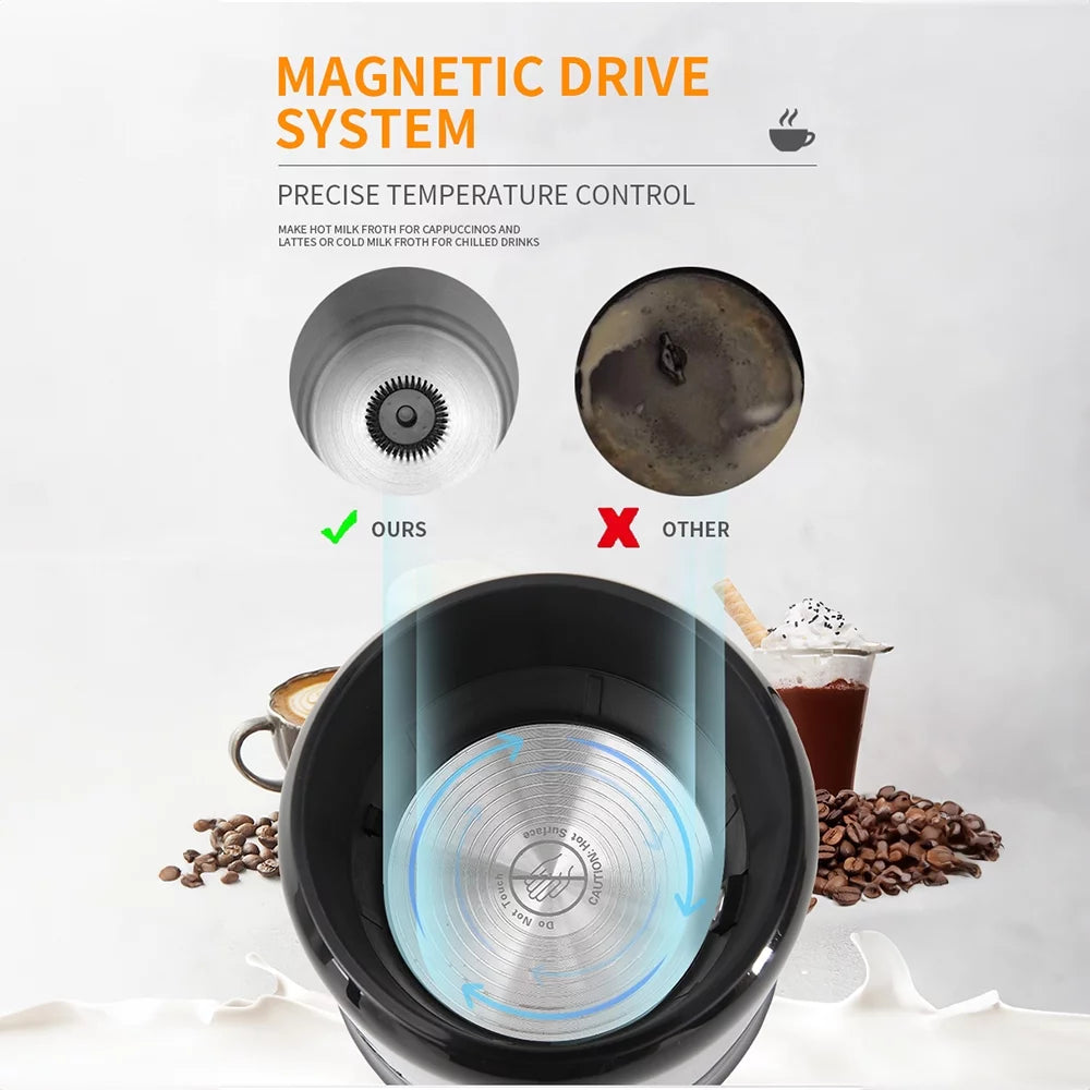 Detachable Electric Milk Frother and Steamer 700ml 600W 5 in 1 I9258