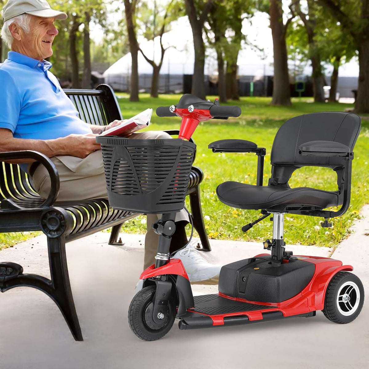 3-Wheel Folding Mobility Scooter V728