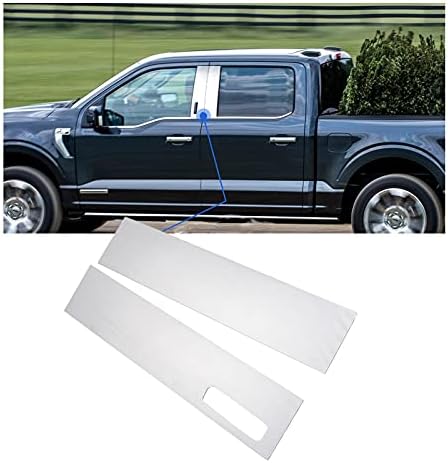 Stainless Steel Pillar Posts Covers with Keypad Cutout 4 PCS X55926