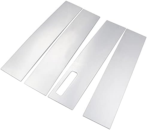 Stainless Steel Pillar Posts Covers with Keypad Cutout 4 PCS X55926
