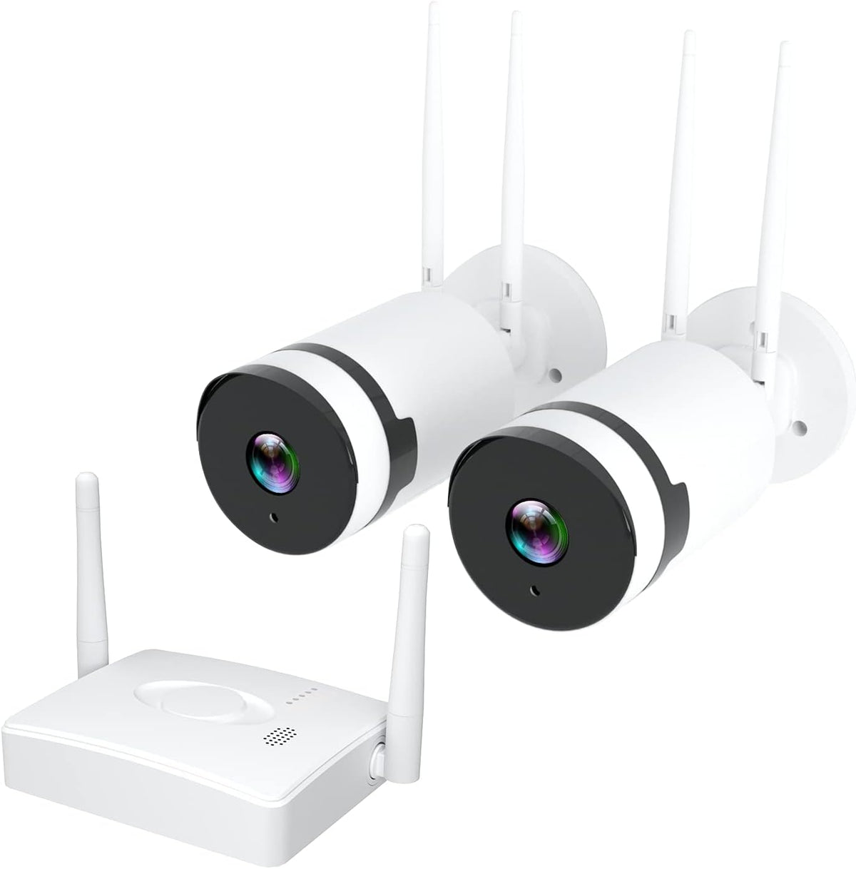 Outdoor Security Camera System with Two Cameras and Base Station G244094