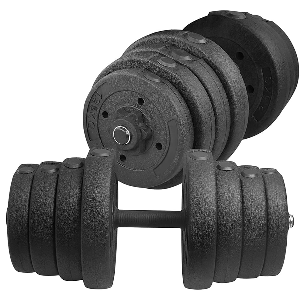 Adjustable Dumbbell Set Black O2553