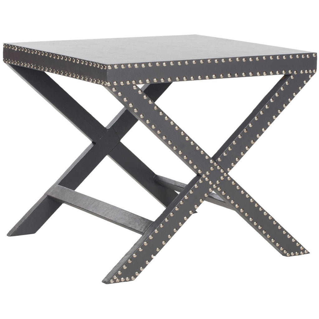 Grey End Table X46058