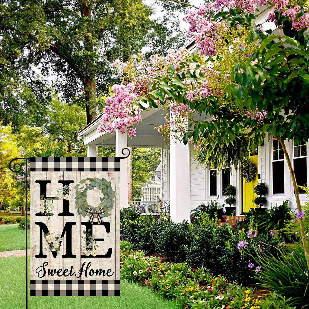 Magnolia Burlap Garden Flag X881