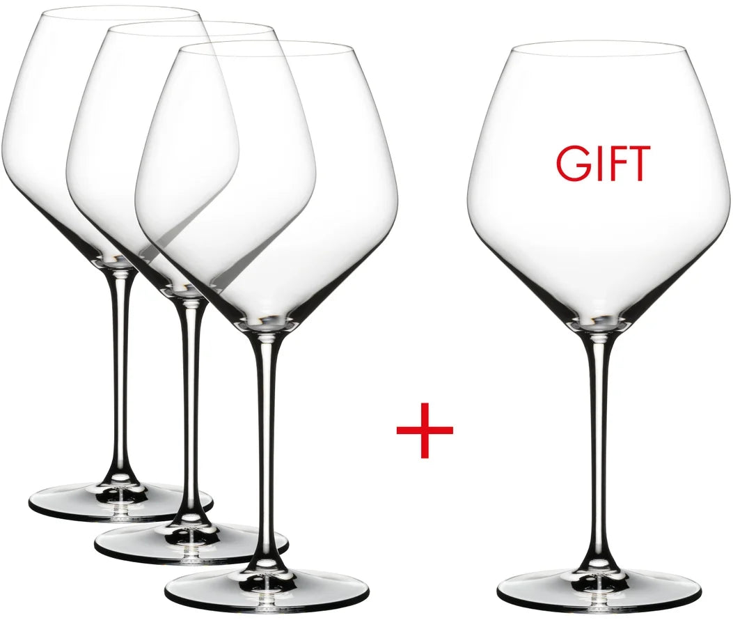 Pinot Noir Glasses Value Gift Pack with Microfiber Polishing Cloth S495734