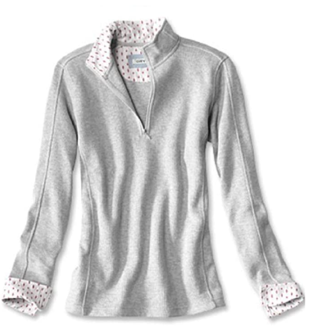 Heather Grey 1/4 Zip Pullover F782