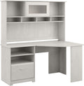 Natural Maple Corner Desk with Hutch M446730