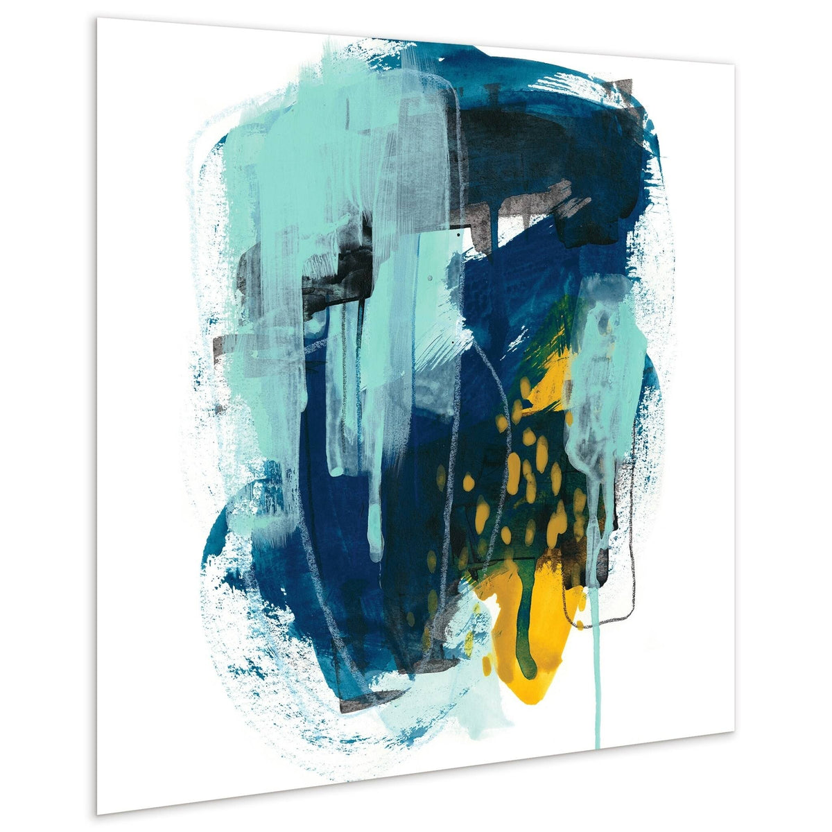 38 x 38 in. Frameless Tempered Glass Panel R485