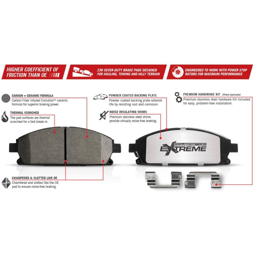 Front Z36 Truck and Tow Brake Kit E942