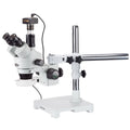 3.5X-90X Trinocular LED Boom Stand Stereo Microscope with 5MP Camera Z3669