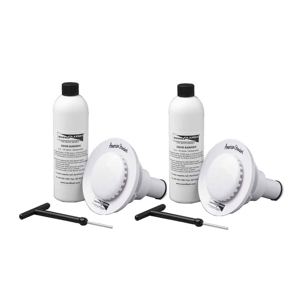 White Waterless Urinal Replacement Kit A85226