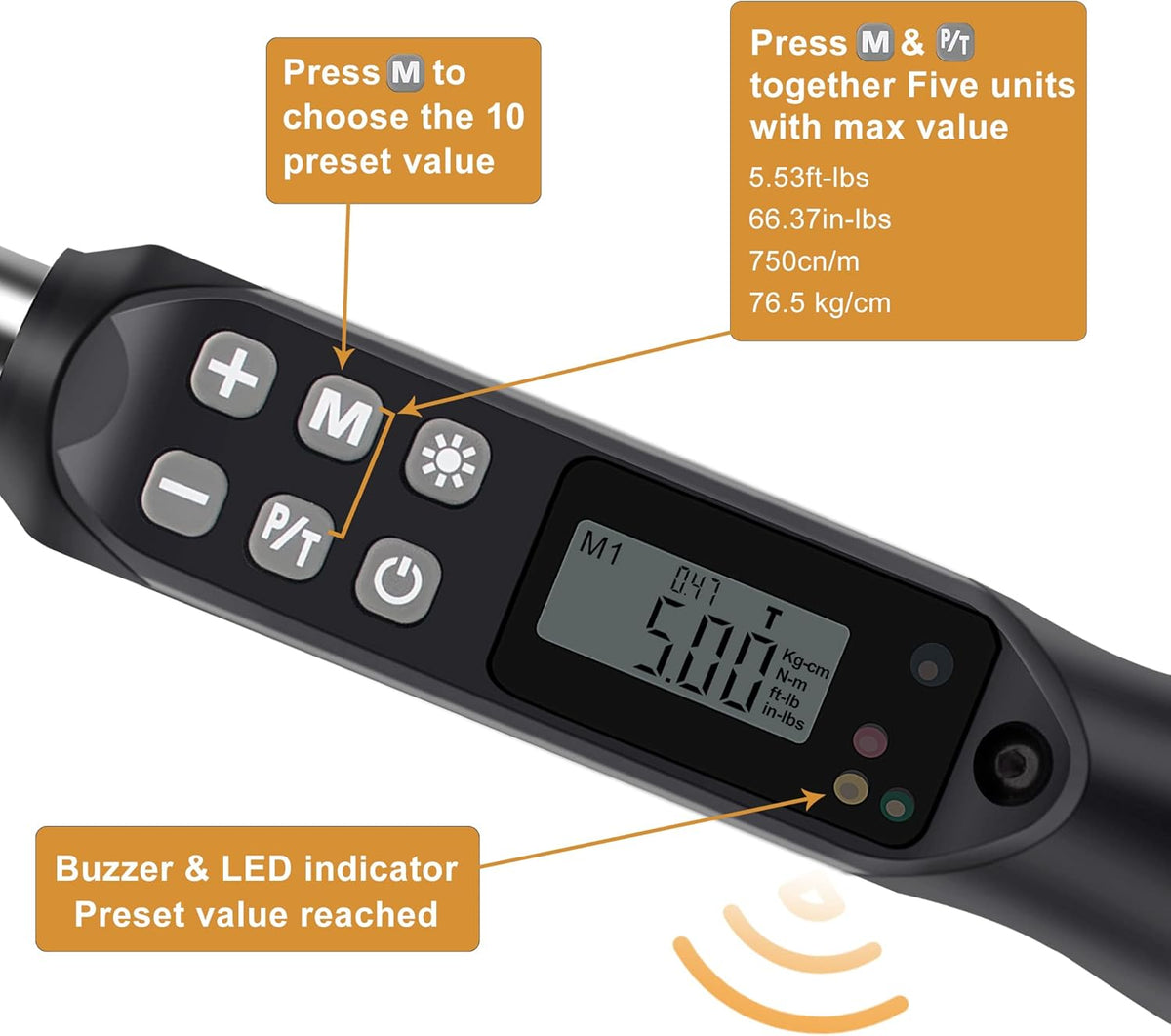 1/4 Mini Cordless Adjustable Torque Screwdriver with 9 PCS Bits & Storage Case L829462