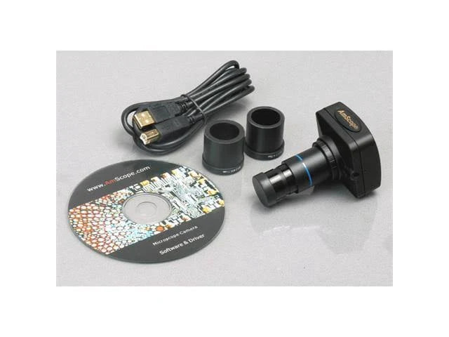 3.5X-90X Trinocular LED Boom Stand Stereo Microscope with 5MP Camera Z3669