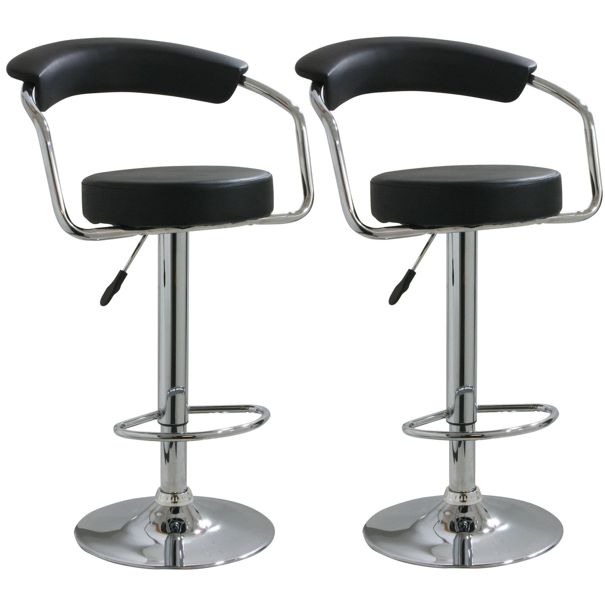 2 Piece Adjustable Height Bar Stool Set P659857