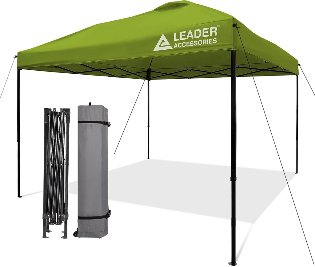10'x10' Pop-Up Canopy Tent with Wheeled Carry Bag, Blue O5371